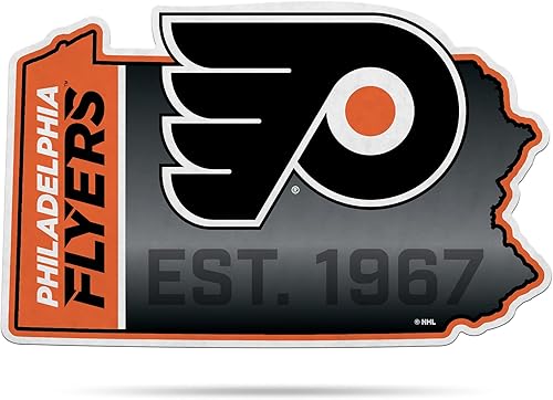 Miniatura 57 de NHL Rico Industries - Banderín de corte en forma de banderín, decoración del hogar y sala de estar, fieltro suave EZ para colgar