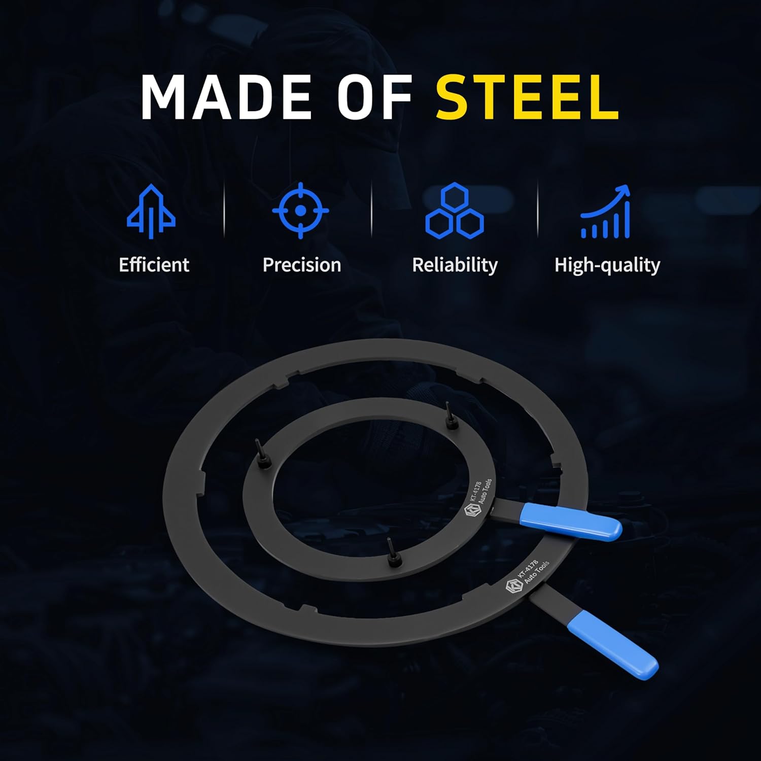 Dual Clutch Transmission Remover Installer Tool Kit, Compatible with Ford Focus DPS6, Compatible with Buick Geely, Dual Clutch Reinstall Reset Tool with Carrying Case & Gloves