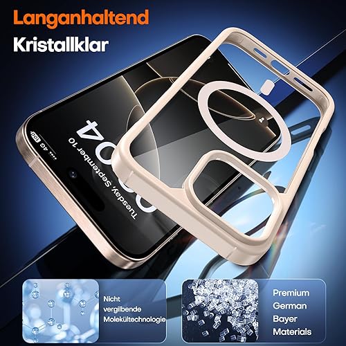 Miniatura 276 de TAURI Funda 3 en 1 para iPhone 13 Pro, [no amarilla] con 2 protectores de pantalla, funda delgada a prueba de golpes para iPhone 13 Pro, color negro