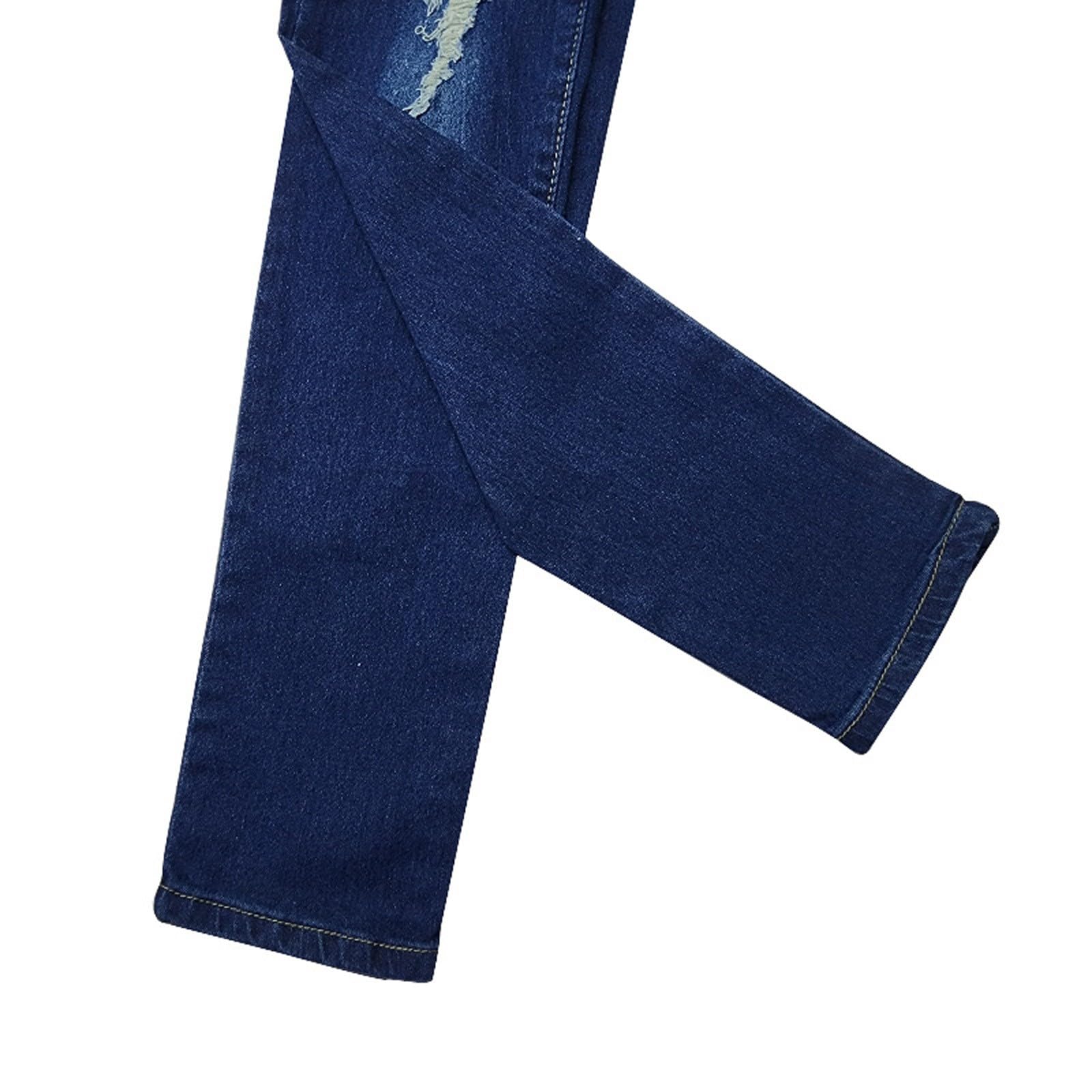 Jean Grossesse et Femme Enceinte, Coupe Slim Bandeau Haut Stretch et Confortable Jeans Enceinte Skinny Push up Fesse Pantalon de maternité Jegging Idèal Tout au Long de Votre Maternité