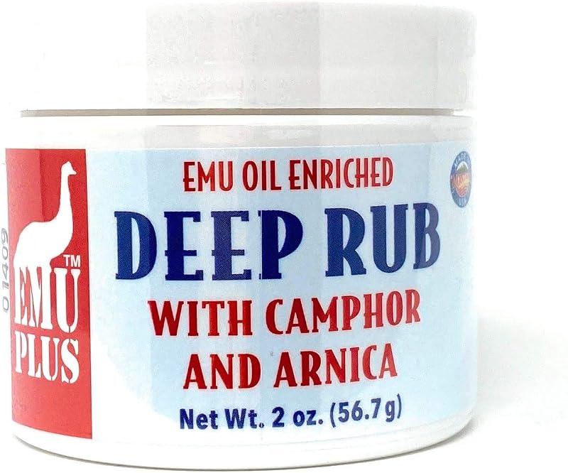 Montana Emu Ranch EMUPlus Bálsamo Corporal com Cânfora e Arnica, 56 g