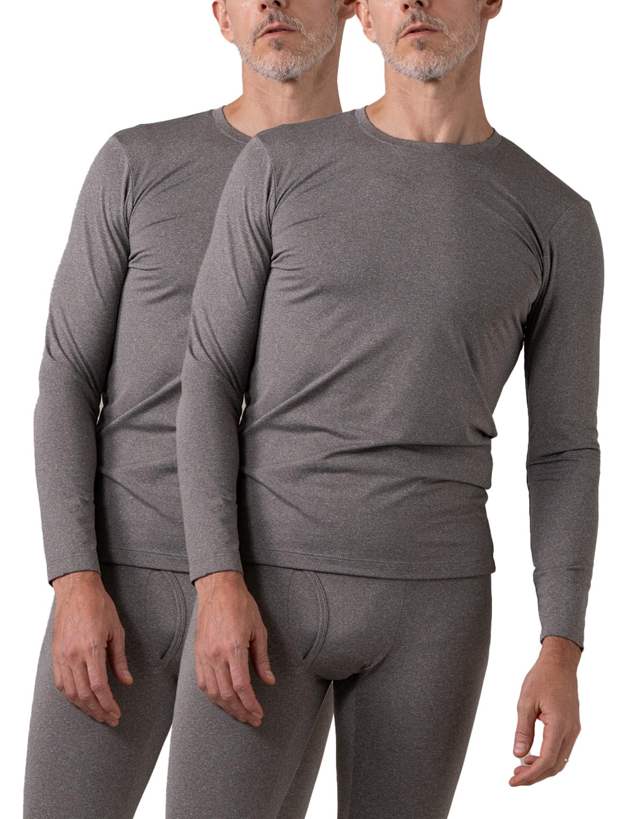 LAPASA Pacco da 2 o 1 Maglia Termica Peso Uomo Maniche Lunghe Canottiera Strato Base - Invernale Sport Allaperto Escursionismo Sci Snowboard M09/M26/M55