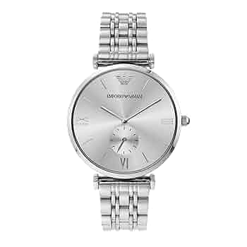 Emporio Armani シルバー腕時計 EMPORIO ARMANI シルバー腕時計 【箱、説明書付】 - メルカリ