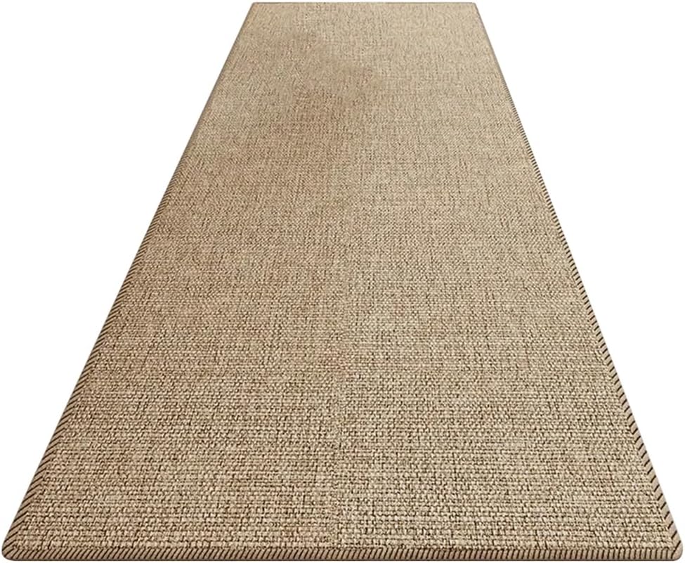 Kitchen Floor Mat, 70.86"×110.23" Non-Slip Comfort Standing Mat for Laundry Home Office, Brown