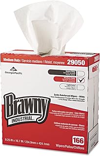 Georgia Pacific 2905003 Scrim Reinforced Wipers, 9 1/4 X 16 11/16, 166/Box, 5 Boxes/Carton