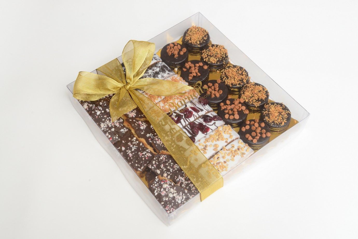 Gourmet Chocolate Biscotti Gift Basket - 3 Type Sampler