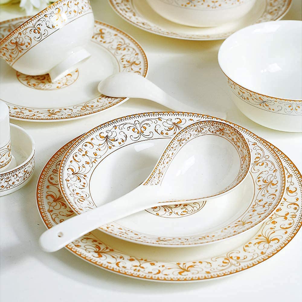 Ceramic Crockery Set, Bone China Crockery Plate, Ceramic