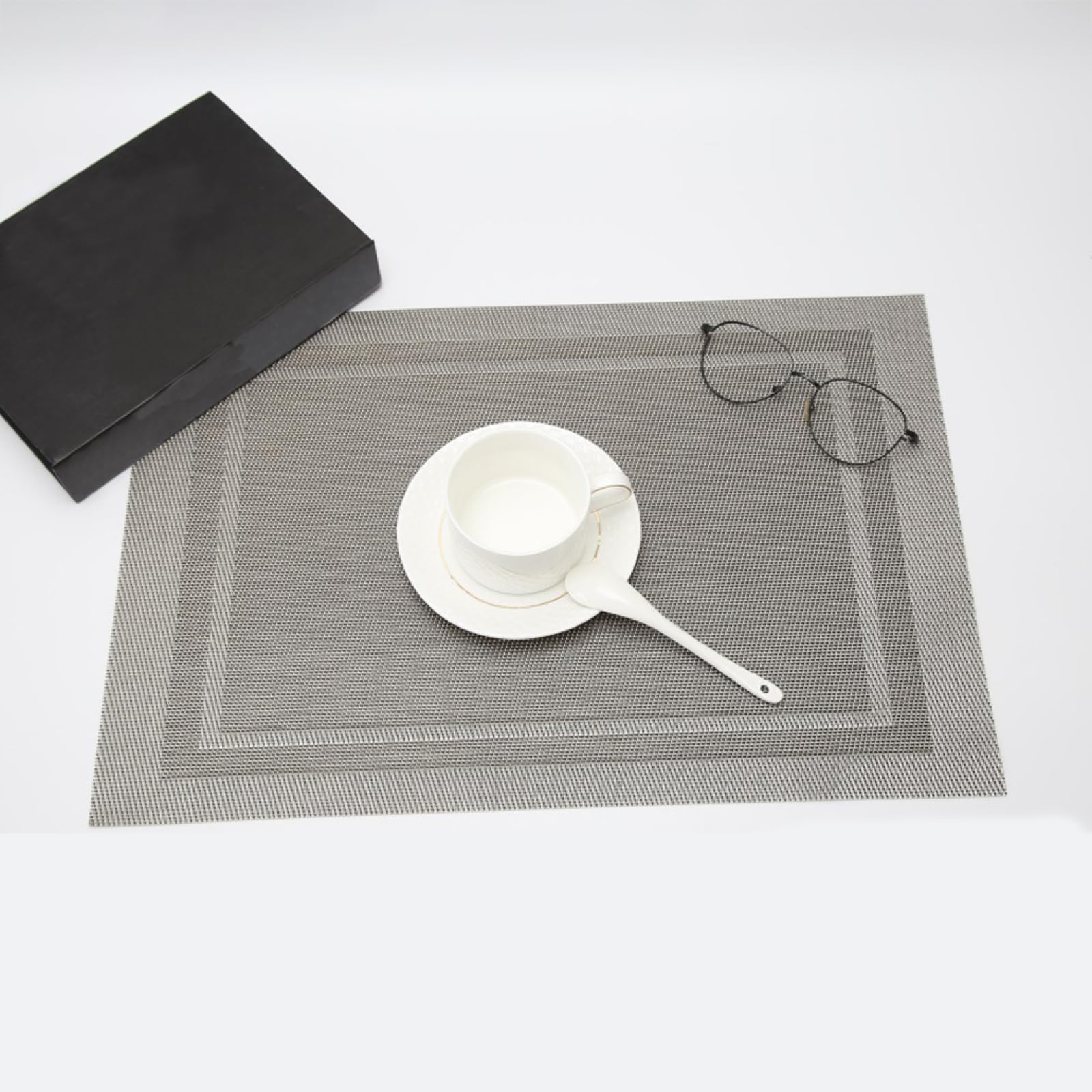 Decoración de Mesa, manteles Individuales, Mantel de Comedor de Estilo nórdico, Impermeable, Rectangular, Lavable, fácil de Limpiar, Ideal para restaurantes.