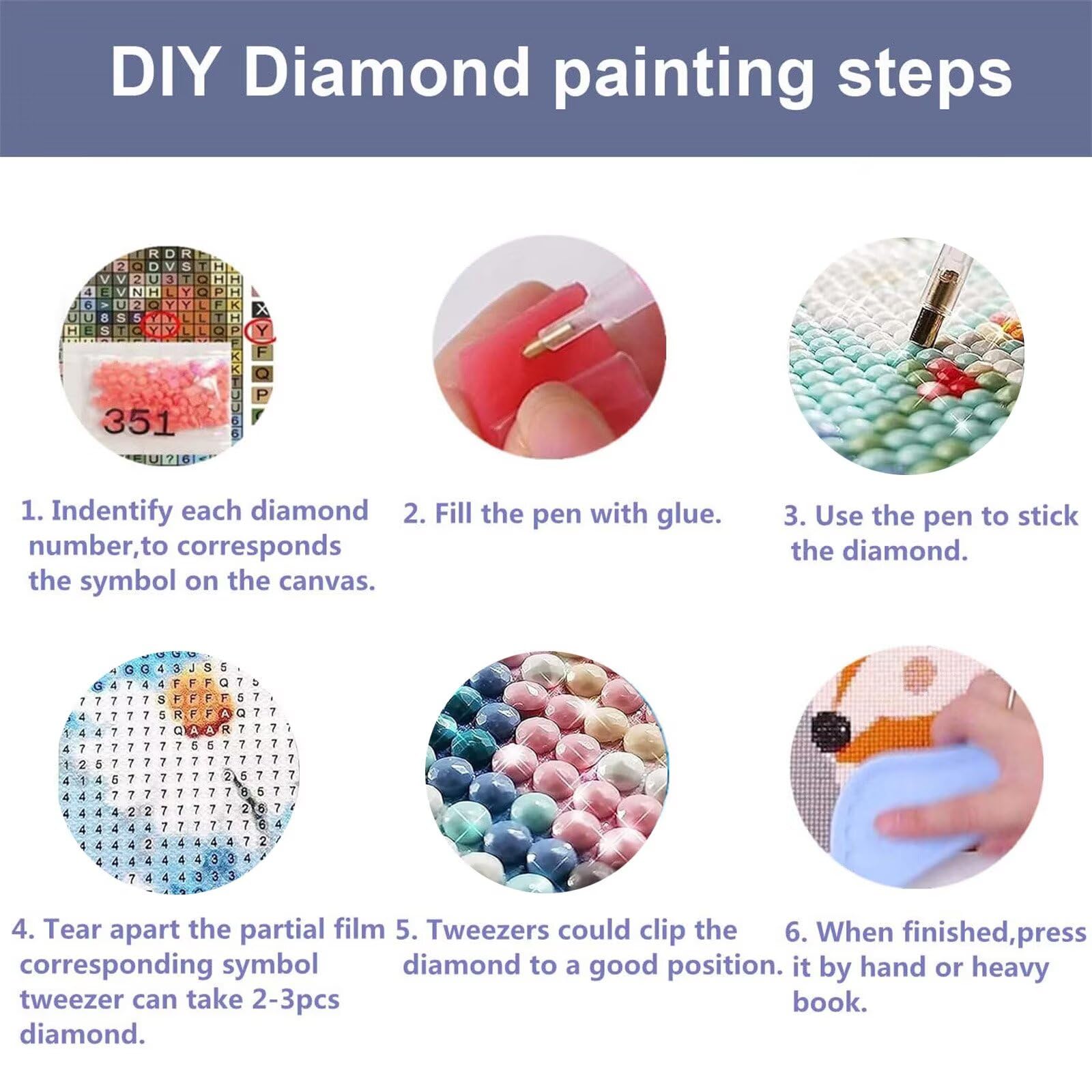 Diamentowe artystyczne zestawy do malowania diamentowego, 5D, DIY, kwiatowe, artystyczne, dla dorosłych, rękodzieło, pełne zestawy artystyczne, haft krzyżykowy z diamentowymi akcesoriami, do dekoracji