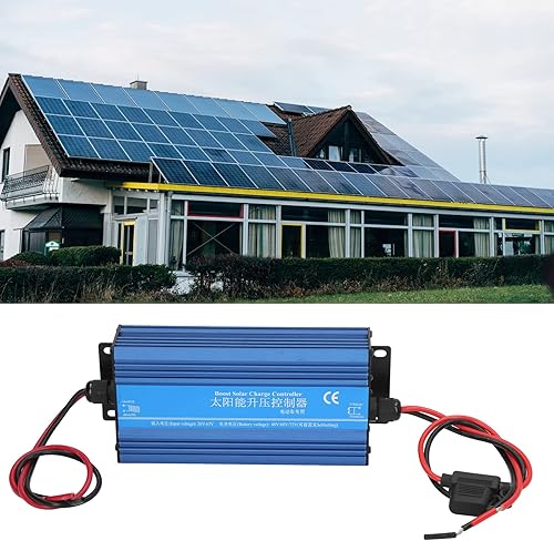Miniatura 9 de Focket Controlador solar, 600 W, 48 V, 60 V, 72 V, MPPT, regulador de panel solar ajustable con pantalla, controlador solar para batería de litio de