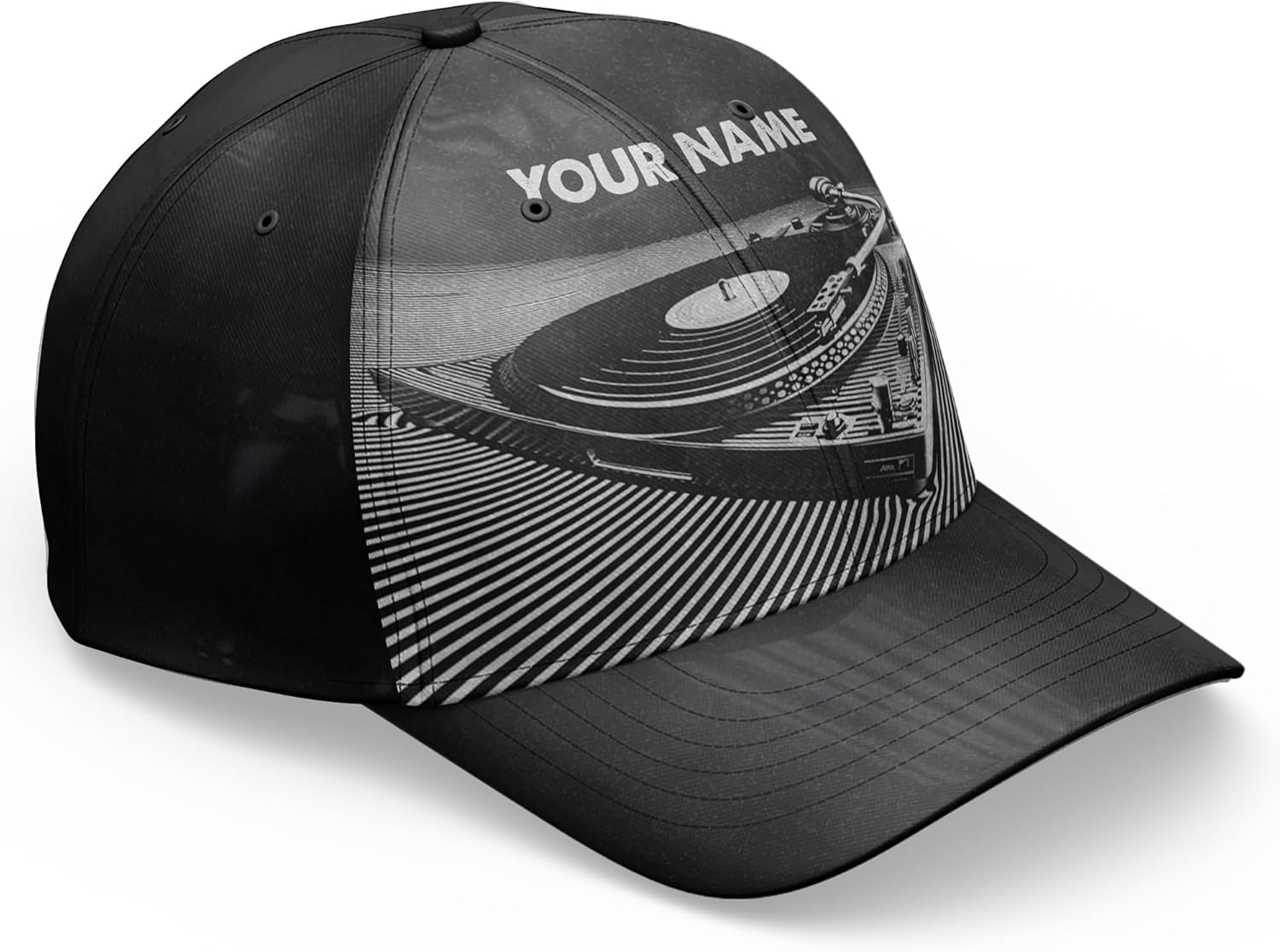 DJ Hat, DJ Cap for Men, Personalized DJ Player Caps, Mens Baseball Caps Adjustable Ball Cap Snapback Hats