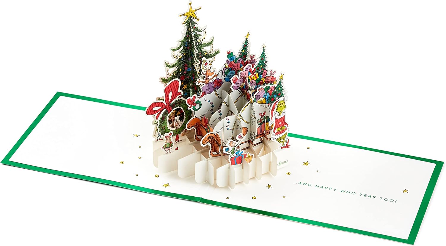 Hallmark Paper Wonder Christmas Card Dr Seuss's The Grinch Stole