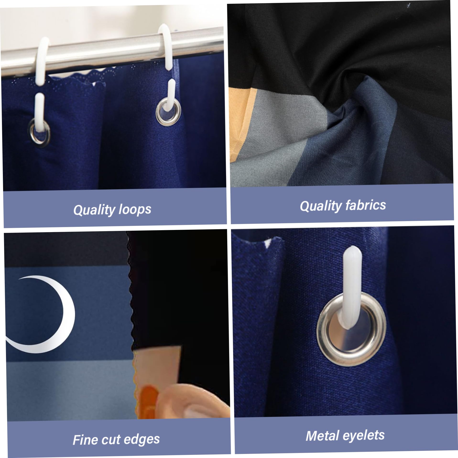 Tende da Letto a Castello, 2 Pannelli 79x59 Tende da Letto a soppalco Notturno alla Luce della Leggera con