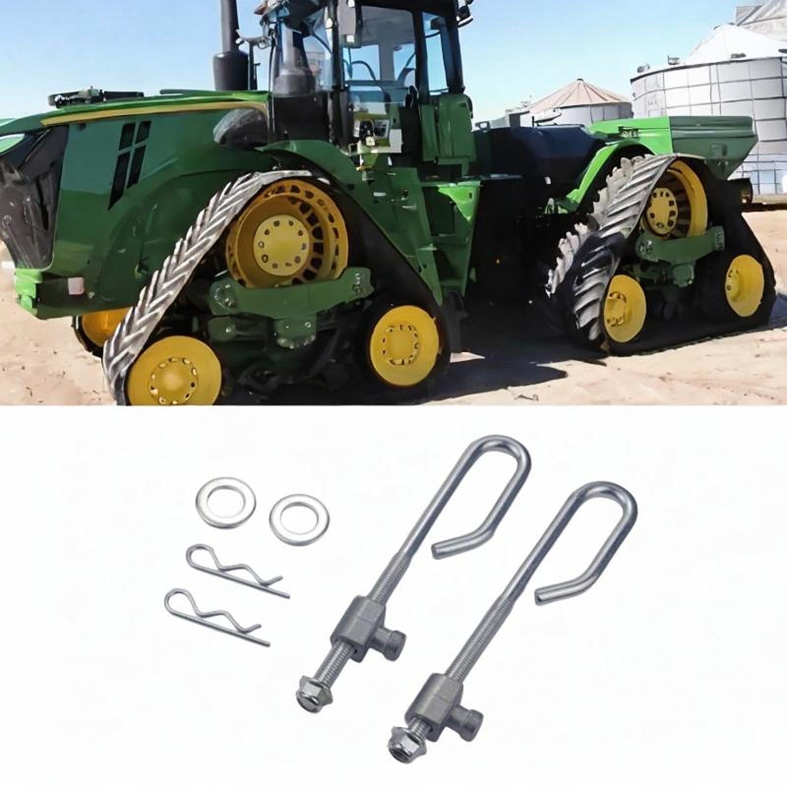 Kit de 2 Tiges de pour Le Relevage du Plateau de Coupe avec écrou de Blocage, Facile à Installer sur Les Tracteurs de Pelouse et Tondeuses