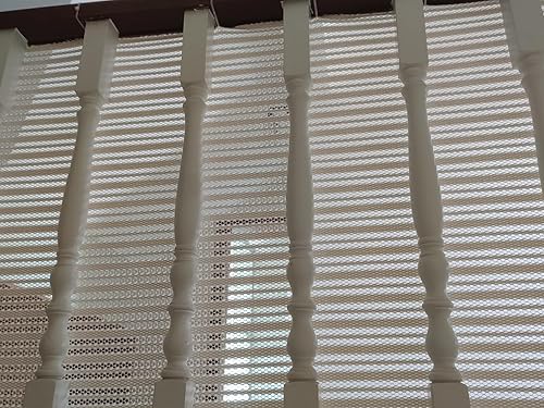 Miniatura 3 de Vrgadonor Red protectora de escalera para escaleras mecánicas domésticas, balcones, niños, mascotas, barandillas, vallas de juguete, negro,