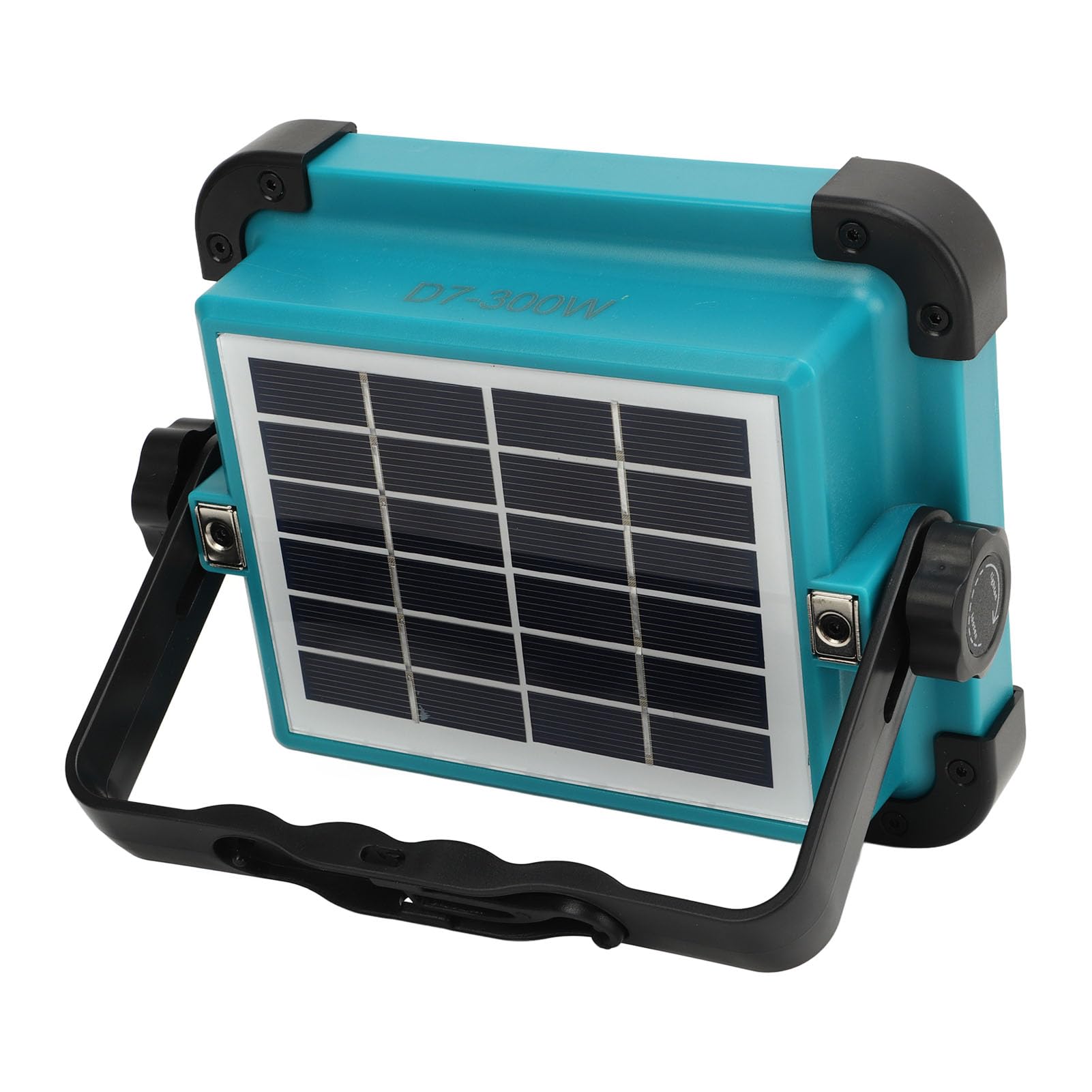 Luz de Trabajo LED Portátil, con Batería Recargable 100W 10000LM 3000 a 6000K, Luz Solar para Acampar, IP66 Luz de Trabajo con Soporte Ajustable de 180 Grados para Exteriores/construcción