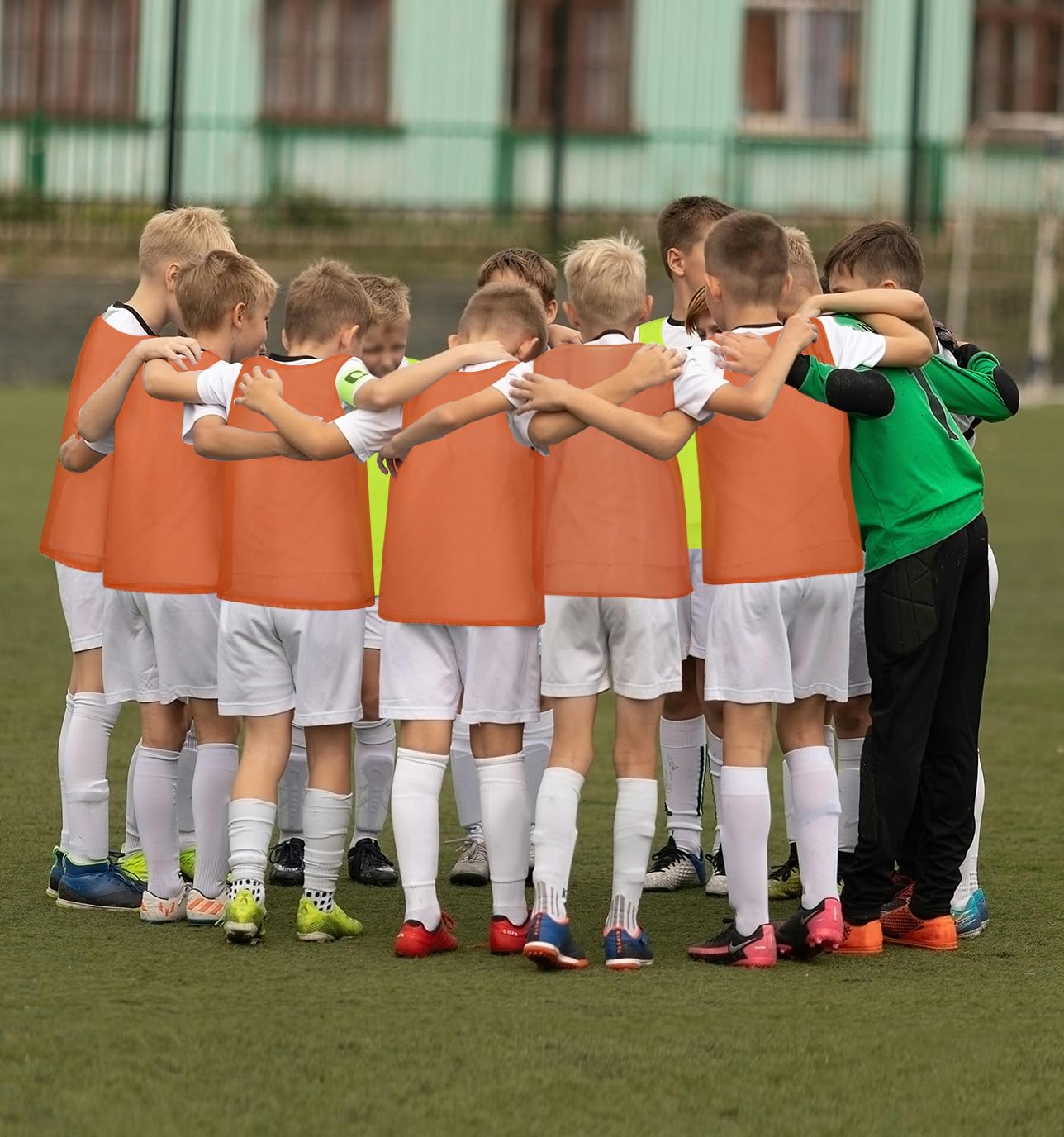 Soccer Pennies - Chalecos de práctica de equipo para deportes, camiseta de práctica de fútbol para niños, adolescentes y adultos, juego de 12