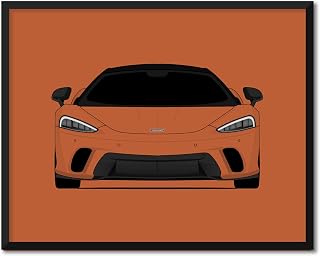 CUSTOMIZABLE COLOR: McLaren GT (2019-Present) Inspired Poster Print Wall Art Decor Handmade (Unframed)
