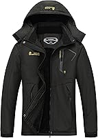 MOERDENG Women's Waterproof Ski Jacket - Warm Windproof Winter Snow Coat with Detachable Hood & Adjustable Cuffs