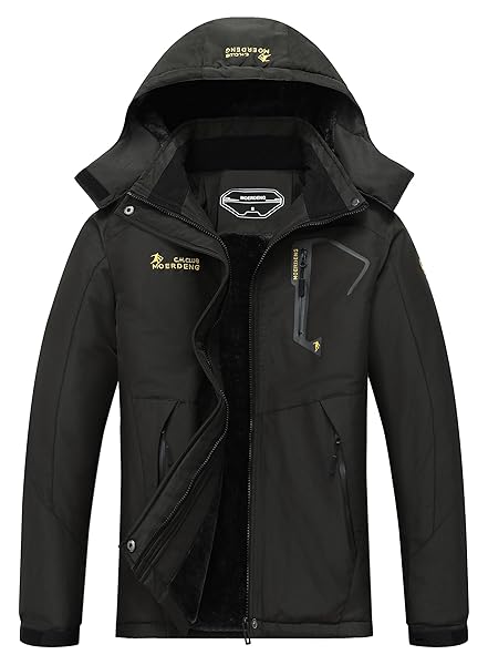 Amazon.com: MOERDENG Women&#x27;s Waterproof Ski Jacket Warm Winter Snow Coat Mountain Windbreaker Hooded Raincoat Jacket : Clothing, Shoes & Jewelry