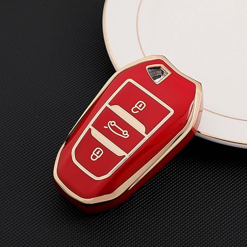 TPU Car Remote Key Case Cover Shell, for Peugeot 308 408 508 2008 3008 4008 5008 for Citroen C4 C4L C6 C3-XR DS3 DS4 DS5