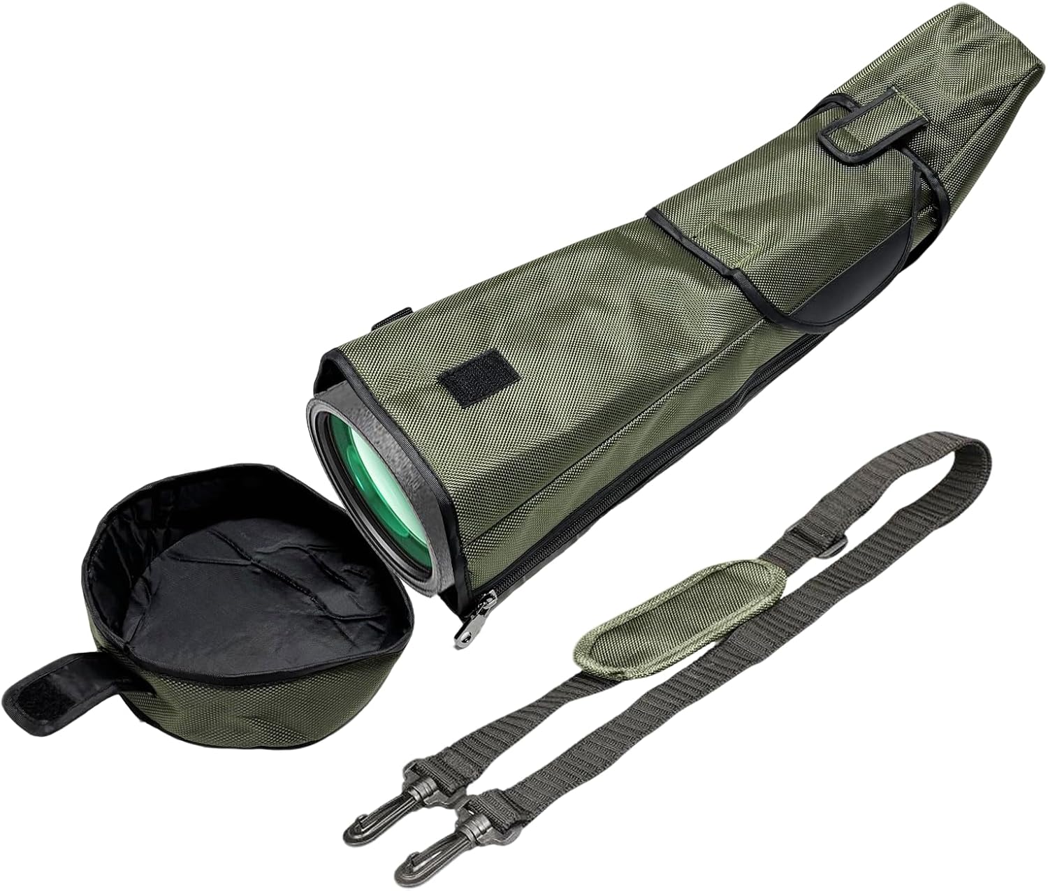 Bird Watching Telescope Bag - Spotting Scope Organization for Hunting Shock-absorbing Backpack Gear, 1 Pcs (Fit 80mm Diameter)