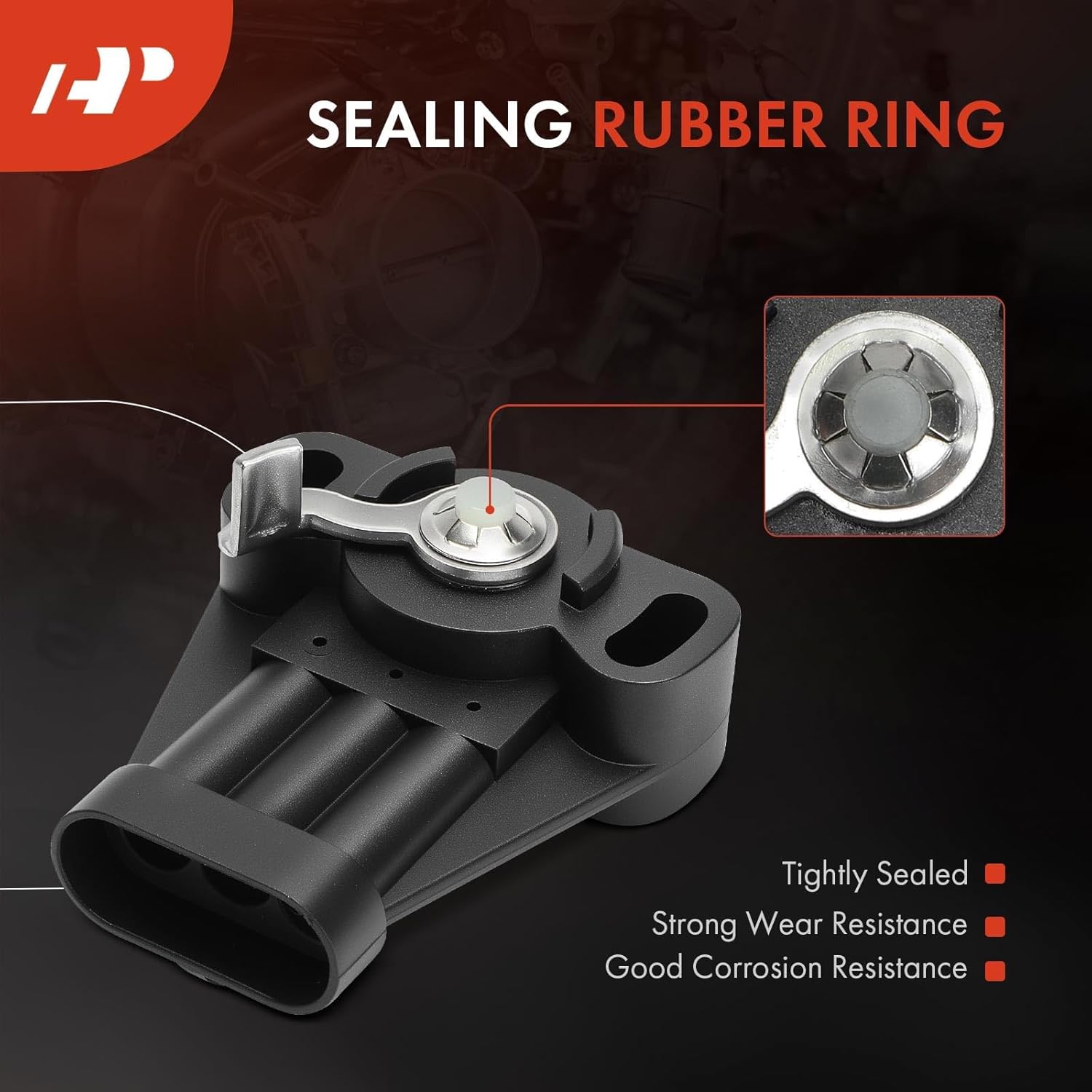 A-Premium TPS Throttle Position Sensor Compatible with Chevy, Cadillac, Oldsmobile & Pontiac - Camaro, Corvette, Cavalier, Celebrity, Cimarron, Cutlass Ciera, Firenza & More, 1985-1989