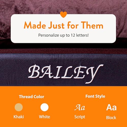 Miniatura 4 de Moots Sofá personalizable de cuero sintético para mascotas, color expreso, XL