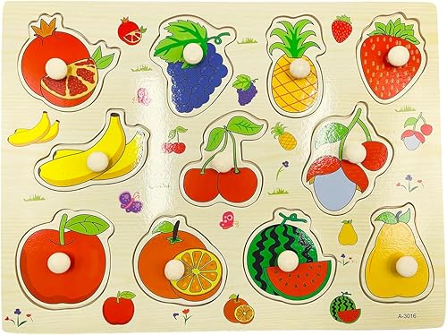 Miniatura 2 de Rompecabezas de madera para niños pequeños de 3 a 5 años, juguetes Montessori para niños de 1 a 2 años, juguetes educativos para niños de 2 a 4