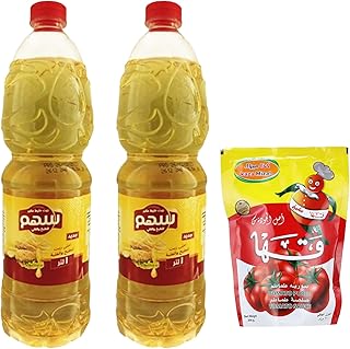 زجاجتين زيت سهم رقم 1 700 جرام + بيوريه طماطم قها 300 جرام هدية