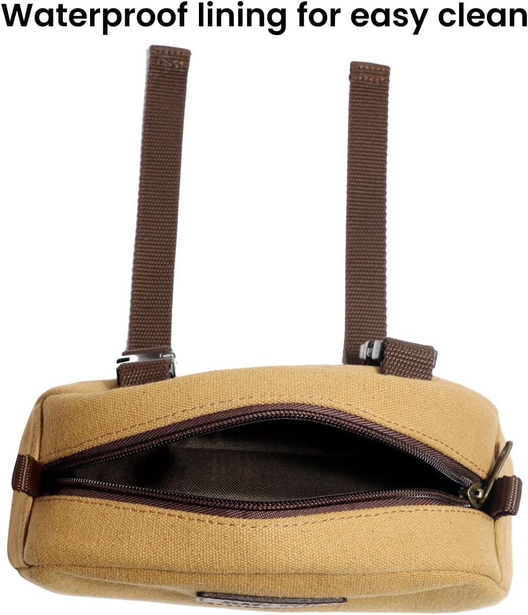 BLACK HOOF 18 OZ Water Repellent Canvas Pommel for Western Saddles; Trail Riding