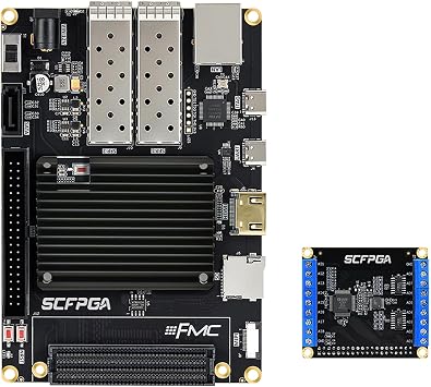AMD Xilinx Artix-7 FPGA Development Board 35T 75T 100T 200T FMC LPC 40P Expansion SATA HDMI SFP Gigabit Ethernet PA75T-FL-KFB, ADDA Package