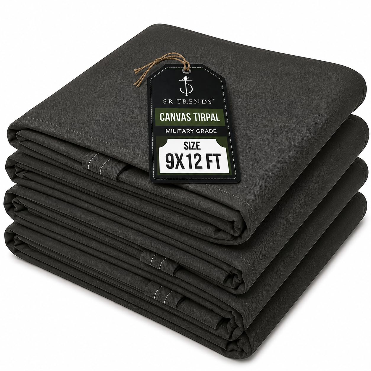 700 GSM Waterproof Tarpaulin | Durable, UV-Resistant Tarp for Outdoor, Construction & Camping (Grey, 2.5 x 2.5 FT) — Amazon image 9