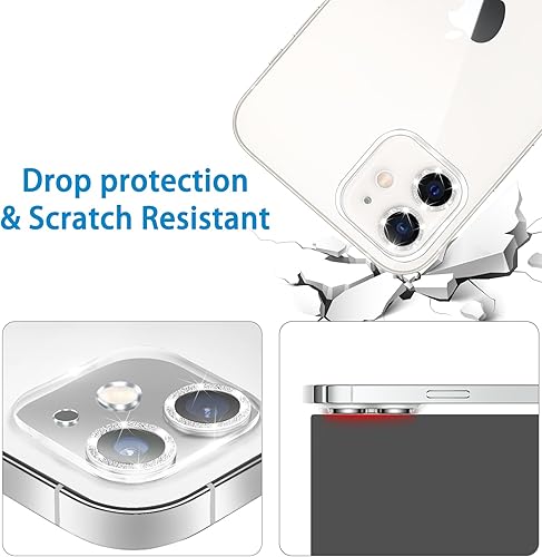 Miniatura 153 de 3 Pack Tempered Glass Camera Lens Protector for iPhone 12 6.1", Ultra HD, 9H Hardness, Anti-Scratch, Case Friendly, Easy to Install