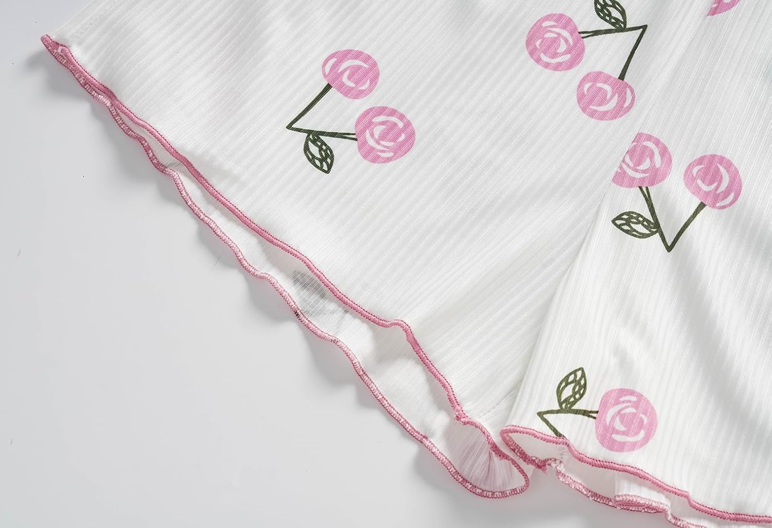 Vopmocld Girls Button Down Pajama Sets Sleeveless Tank Top with Shorts for Teen Girls Summer Casual Clothes Loungewear - Image 7