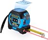 3-in-1 Laser Tape Measure with Laser Level Crosshairs |130ft/40m Laser,Digital Laser Measurement Tool wth Backlit LCD Display, Lazer Measuring Tape for Building Measurement Device, Pythagorean/Area