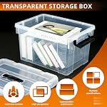 2 Pack 100L Storage Bins with Lids - Stackable Large Plastic Storage Containers with Lids for Home Office Organization, Etra Large Storage Containers with Lids
