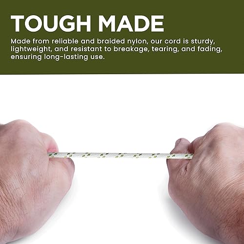 Miniatura 3 de Patio Umbrella Cord Line Rope Heavy Duty Replacement String Green Dot