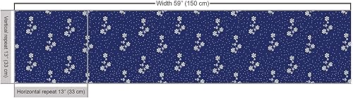 Miniatura 347 de Ambesonne The Yard - Tela de hibisco de flores tropicales en tonos de la vida real, tela decorativa para tapicería, cestas de almacenamiento