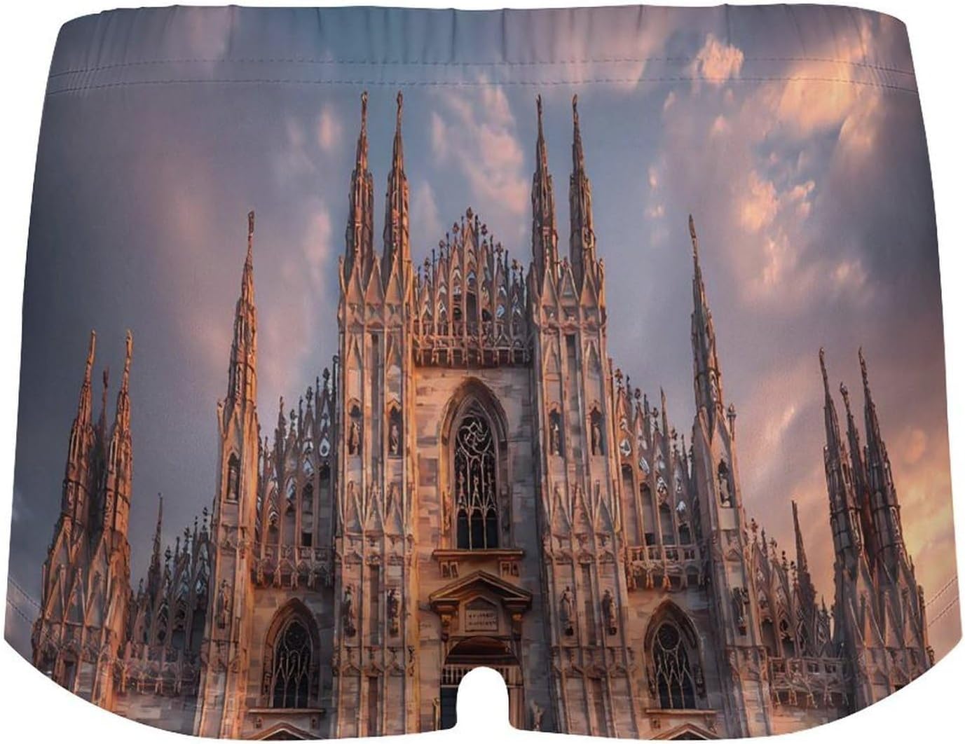 The Duomo Di Milano in Italy Funny Women's Boxer Briefs Breathable Underpants Trunks Stretch Underwear