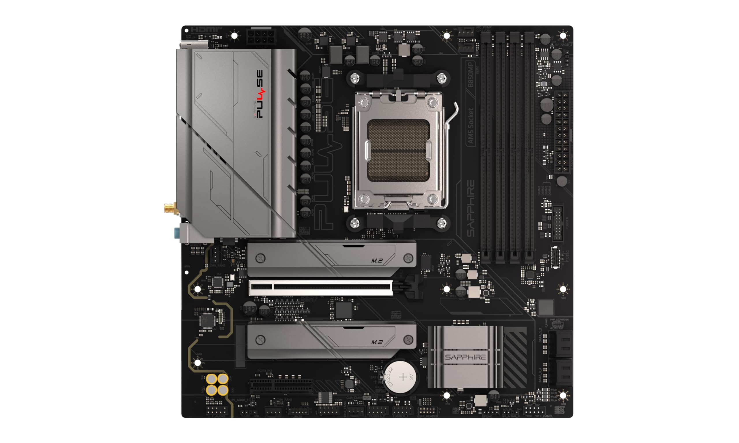 SAPPHIRE ANAKART AMD AM5 MATX PULSE B850M WIFI 52123-04-40G