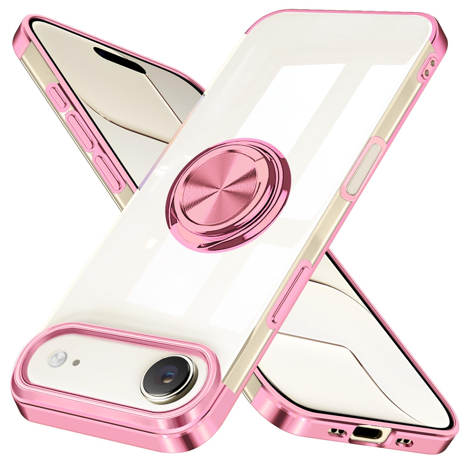 iPhoneアクセサリー mm Amazon.co.jp: Zabarsii for iPhone Air 用 ケース リング 透明 クリア