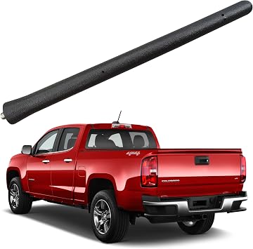 Rubber Antenna for Chevy Colorado 2015-2022, Chevrolet Colorado Antenna - Car Wash Proof, 6 3/4 Inch Internal Copper Coil Antenna Mast Replacement