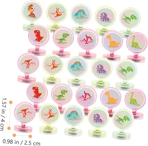 Miniatura 5 de NOLITOY Sello de animales 30 piezas de sellos de dibujos animados para profesores, Cajas+misteriosas Gabby Toys Kids Sellos de tinta para niños,