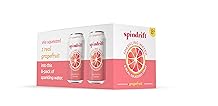 Spindrift Grapefruit Sparkling Water, 12 Fl. Oz. Cans, 8 Count Pack of 3