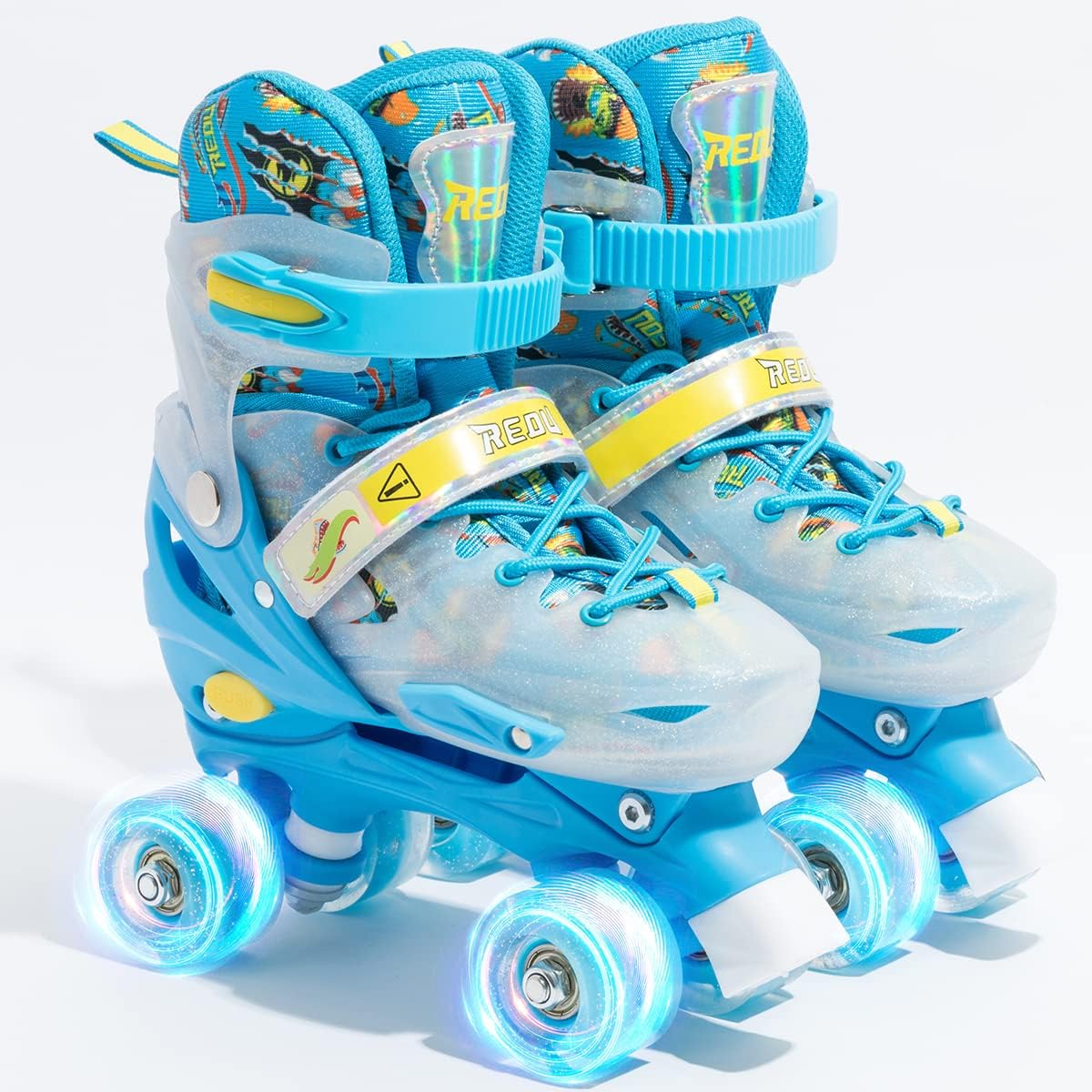 Roller Skates for Girls and Boys, Adjustable 4 Sizes for