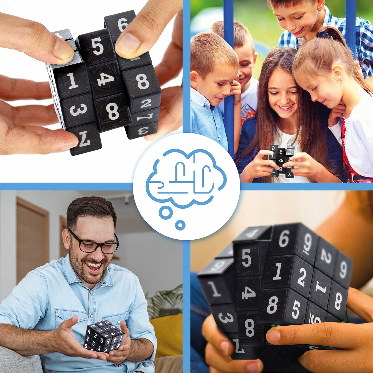 Magiczna kostka Gra logiczna Magiczna kostka 3D Gra na koncentrację i logiczna 55mm