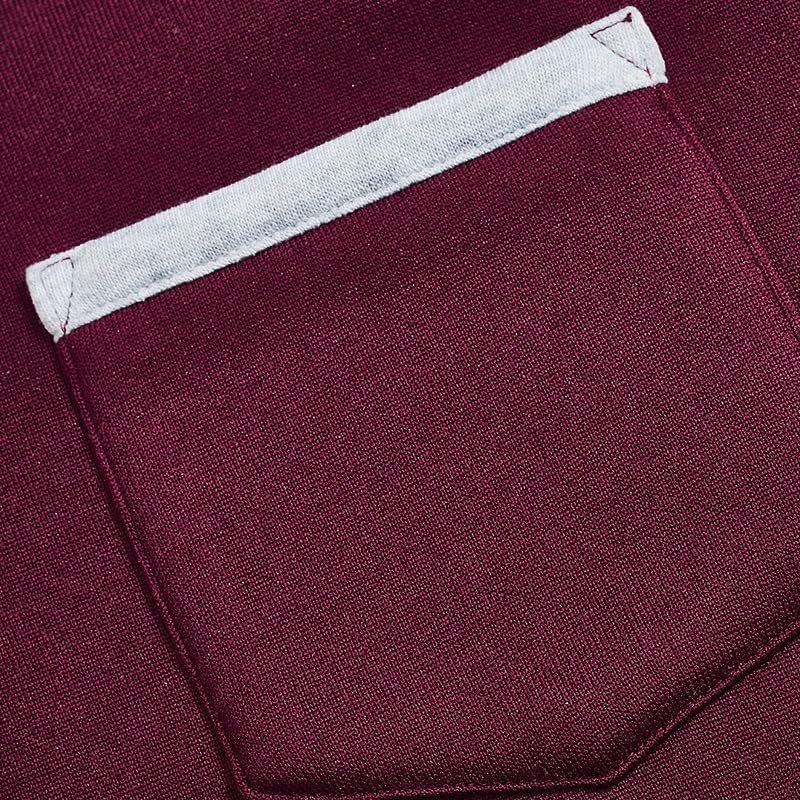 Men's Quarter Zip Pullover - Stand Collar Sweatshirt with Pockets Casual Wear for Vacation Daily Use - Image 4