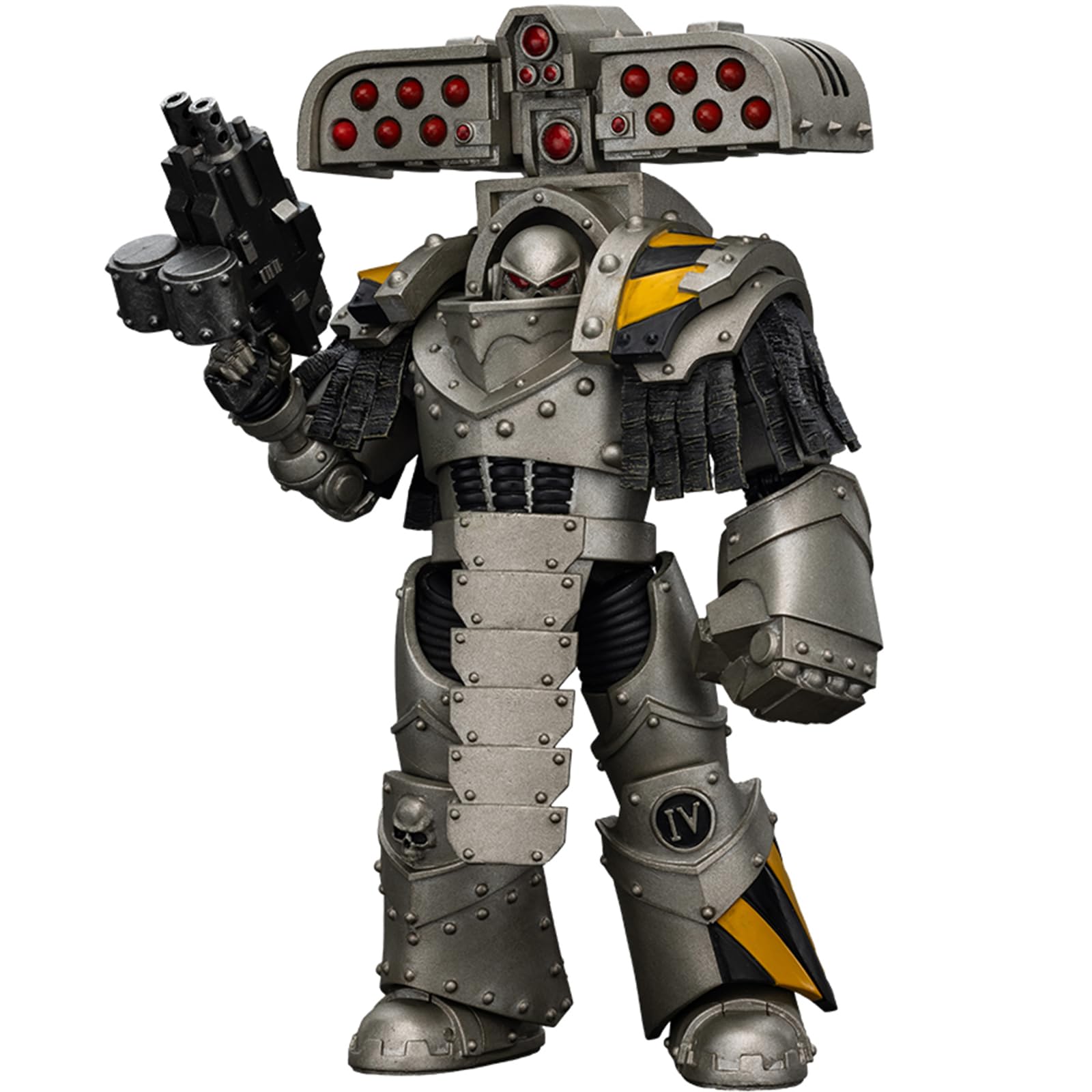 JOYTOY Warhammer 40k lron Warriors Tyrant Siege Master Terminator with Rocket launcher 1/18 Action Figure Collect And Display Model