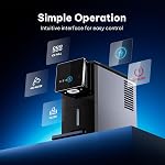 Silonn Nugget Ice Maker Countertop, Auto Drop Ice, Self Cleaning Ice Machine, 33 lbs/24H Soft Chewable Ice, Self Dispensing Nugget Ice Maker for Home, Kitchen and Party